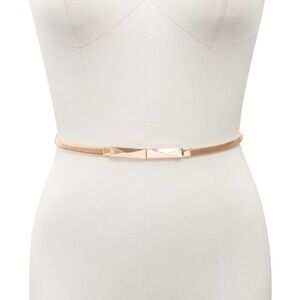 NWT: I. N. C. INTERNATIONAL CONCEPTS Metal Stretch Belt (GOLD)